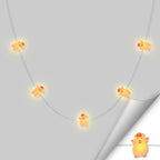M Hat Pig fairy string lights with warm LEDs for indoor bedroom decor, battery operated, 10 ft, 30 LED