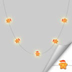 Christmas Star fairy string lights with warm LEDs for indoor seasonal decor, battery operated, 10 ft, 30 LED