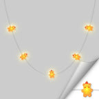 Birthday Bear fairy string lights with warm LEDs for indoor bedroom decor, battery operated, 10 ft, 30 LED
