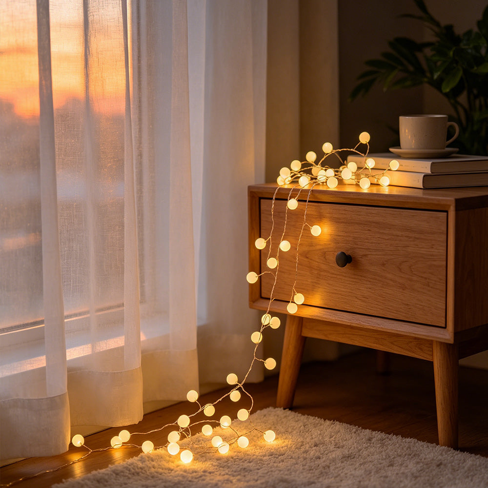 White Ball Fairy Lights