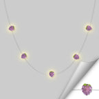 Grapes fairy string lights with warm LEDs for indoor room decor, battery operated, 10 ft, 30 LED