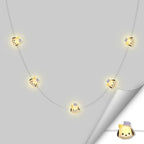 Blue Hat Dog fairy string lights with warm LEDs for indoor bedroom decor, battery operated, 10 ft, 30 LED