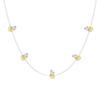 Blue Hat Duck fairy string lights with warm LEDs for indoor bedroom decor, battery operated, 10 ft, 30 LED